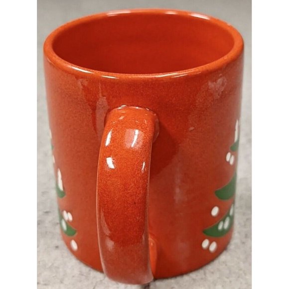 ONE vintage Waechtersbach Christmas Tree Red Mug W. Germany - Price Is For Each - Picture 6 of 8